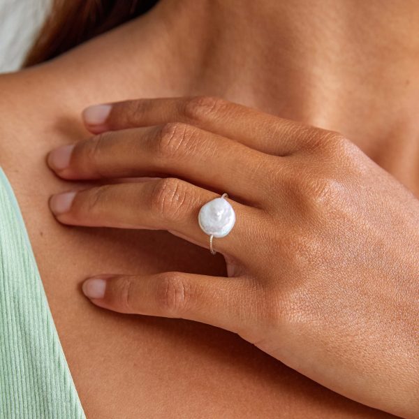 Perle Ring Silver